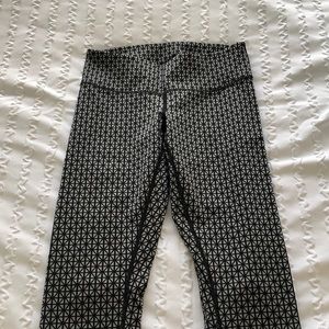 Lululemon Patterned Wunder Under Leggings